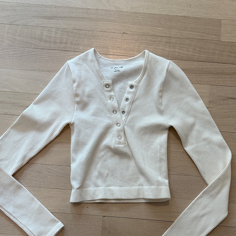 Out From under XS: Long Sleeve Henley Top